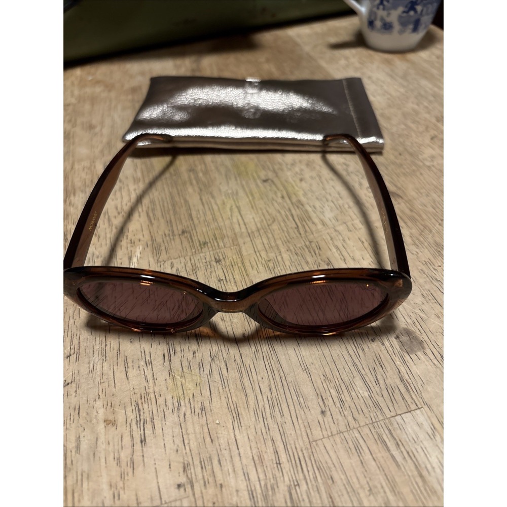 I-SEA Ella Sunglasses Womens Polarized Amber Orange Oval Frames Accessory